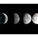 Moon Phases Charcoal Luxe Art